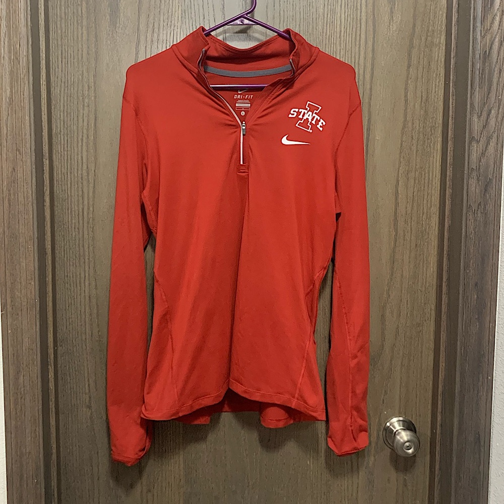 Nike women’s half zip Iowa State Dri-fit jacket